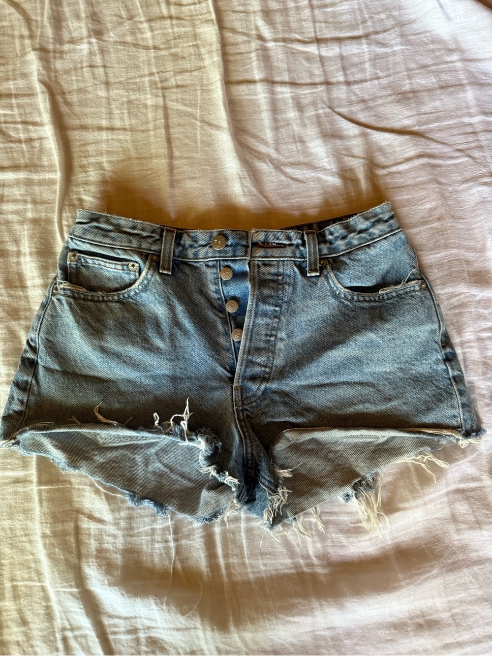Reformation Denim Cut-Off Shorts